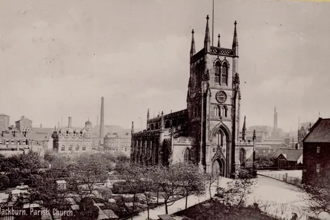Postcard of Blackburn Cathedral